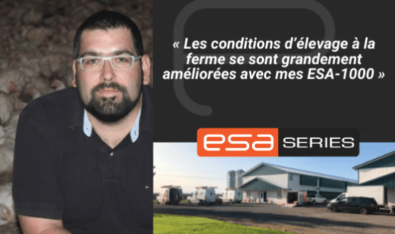 Amélioration conditions d'élevage ferme Mercier & Beaudry